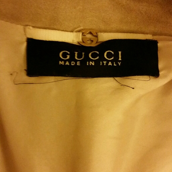gucci yellow coat